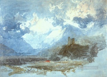 Turner Painting - Castillo de Dolbadern 1799 Turner romántico